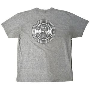 Independent T-Shirt Y2K Gray XL Skateboard Tee Vintage